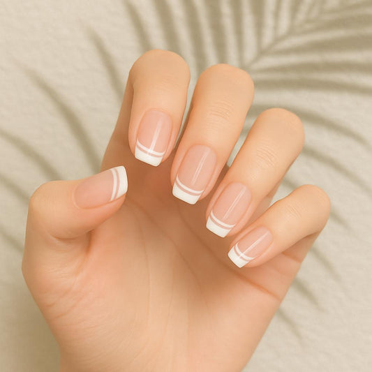 Double-striped french tip bs/8